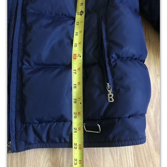 VINTAGE 80’s BOGNER Goose Down Navy Puffer Jacket Coat - Picture 5 of 12
